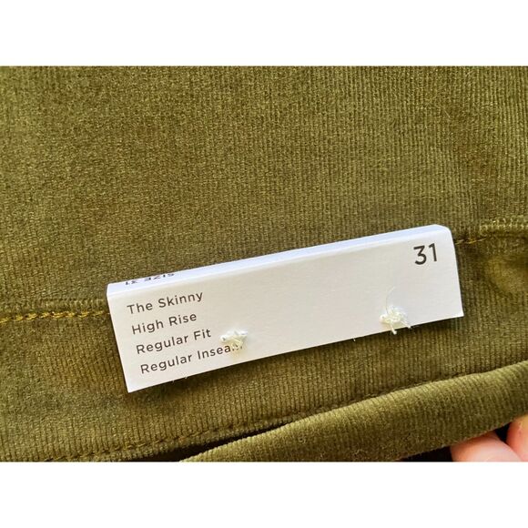 NWT Loft The Skinny high rise corduroy skinny pants - Picture 6 of 14